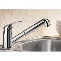 BLANCO DARAS-S kihúzható fejes KRÓM színű csaptelep