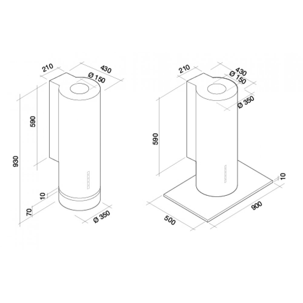 Вытяжка труба. Вытяжка FALMEC Polar Light. FALMEC Polar Steel 35. Вытяжка FALMEC Polar Gold 35. Вытяжка Maunfeld труба цилиндрическая.